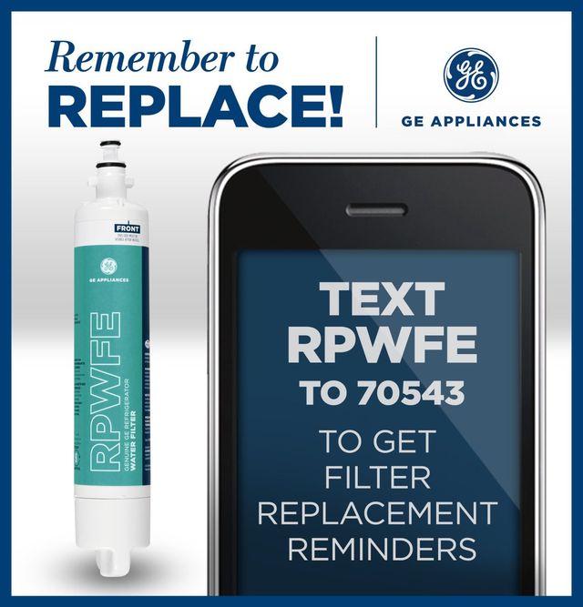 GE® White Refrigerator Water Filter-4
