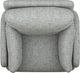Emerald Home Albus Speckled Gray Manual Swivel Glider Recliner-5
