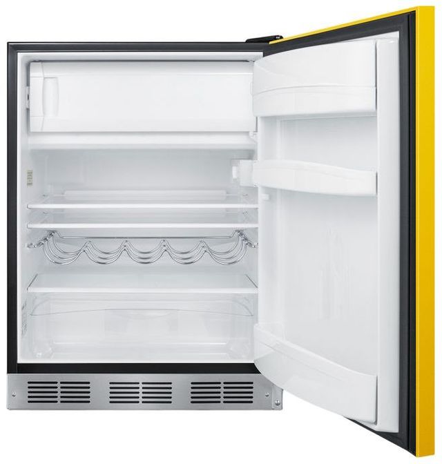 Summit® 5.1 Cu. Ft. Saffron Gold Under The Counter Refrigerator -2