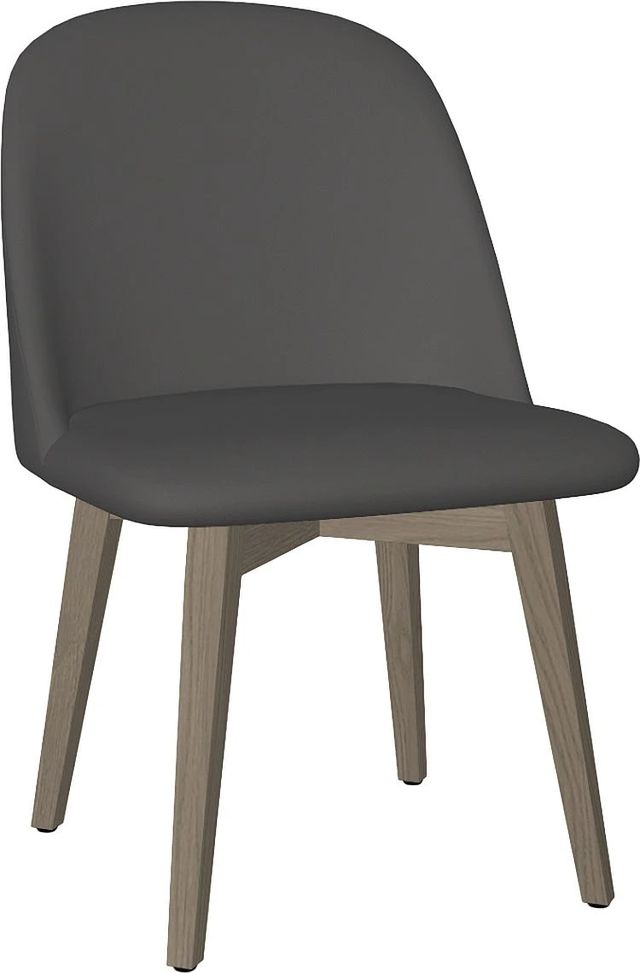 Amisco Customizable Zaina Dining Chair with Upholstered Seat and Backrest with Solid Wood Base-0