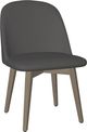 Amisco Customizable Zaina Dining Chair with Upholstered Seat and Backrest with Solid Wood Base-0