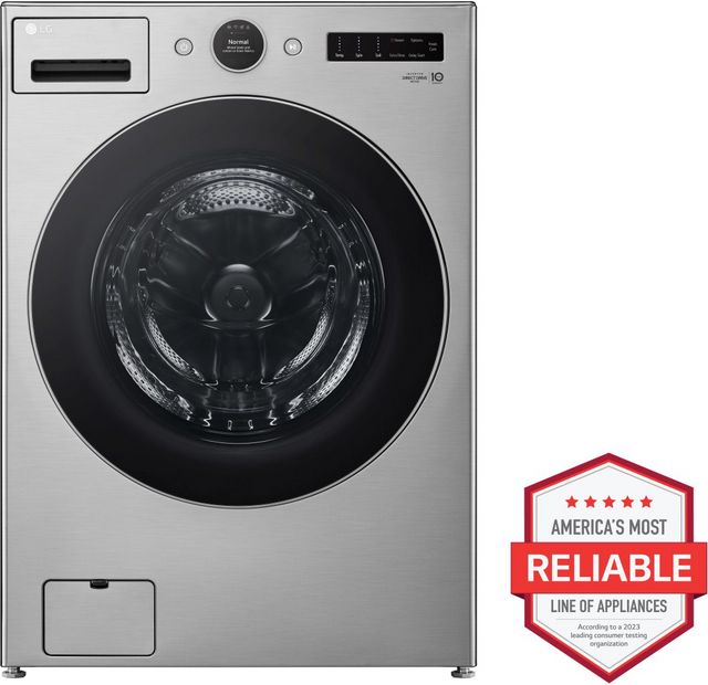 LG Graphite Steel Front Load Laundry Pair-2