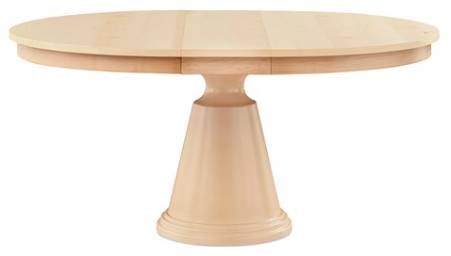 Bassett® Furniture BenchMade Origins Nichols Natural Round Dining Table with Leaf-2