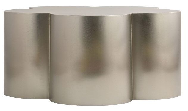 Meridian Furniture Lucky Brushed Silver Coffee Table-1