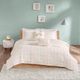 Olliix by Clean Urban Habitat Kids Callie Multi-Colored Twin Cotton Jacquard Pom Pom Coverlet Set-5