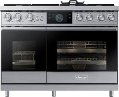 Dacor® 48" Silver Stainless Pro Style Dual Fuel Range