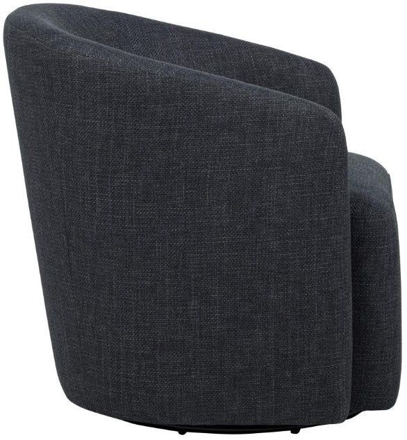 Coaster® Mossbrook Anthracite Upholstered Swivel Chair-2