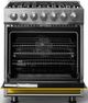 Viking® 3 Series 30" Daffodil Pro Style Dual Fuel Range-1