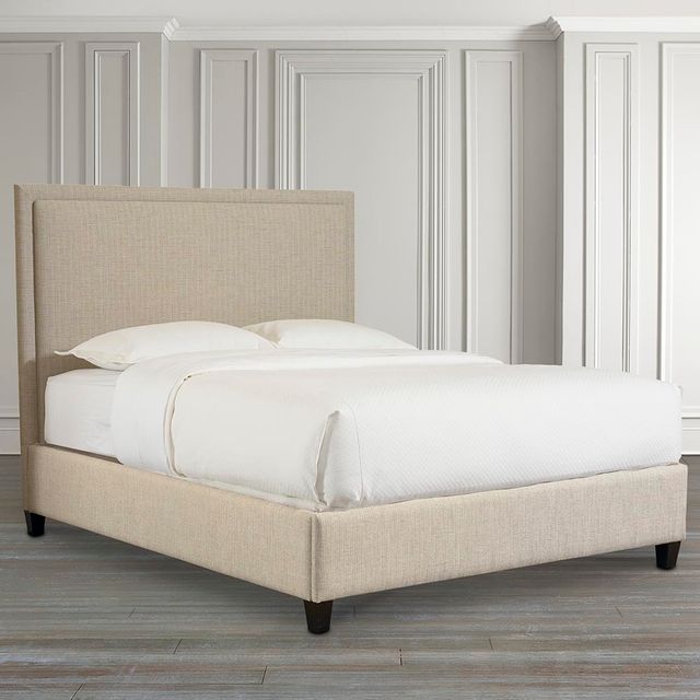 Bassett® Furniture Custom Upholstered Beds Manhattan Rectangular Bed-1