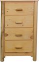 Best Craft Furniture WFP5 White Cedar 4-Drawer Chest-0