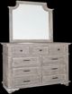 Horizon Home® Lafayette Gray Dresser and Mirror Set-0