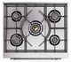 Ilve® Nostalgie II Noblesse 30'' Midnight Blue Pro Style Dual Fuel Range with Chrome Trim-2