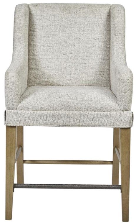 Bernards Tarrington Cashew/Gray Upholstered Counter Stool-2