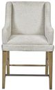 Bernards Tarrington Cashew/Gray Upholstered Counter Stool-2