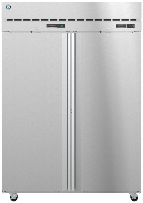 Hoshizaki Steelheart® 55" 23.1 Cu. Ft. Stainless Steel Two Section Dual Temperature Upright Refrigerator and Freezer-0