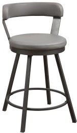 Mazin Furniture Appert Gray 24 Inch Counter Side Dining Chair-1
