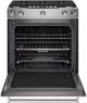 KitchenAid® 30" Stainless Steel Slide In Dual Fuel Range-1
