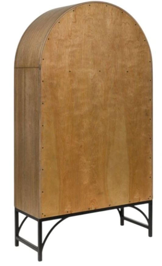 Signature Design by Ashley® Gwenwich Black/Natural Accent Cabinet-3