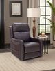 BarcaLounger® Longview Rainer Walnut Leather Power Lift Recliner-2