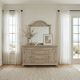 Liberty Furniture Summer House Sand Dune Dresser and Mirror-1