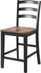 Signature Design by Ashley® Wildenauer 5-Piece Brown/Black Counter Height Dining Table Set-2