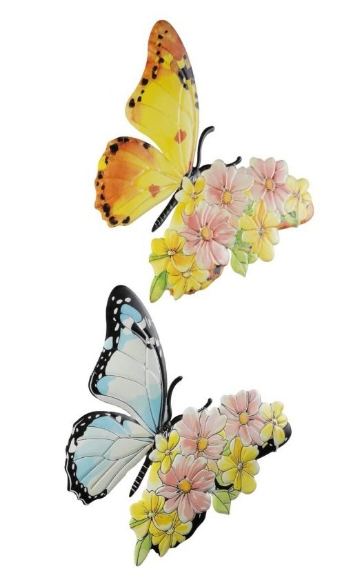 Deco Marche 2-Piece Butterfly Wall Decor -2