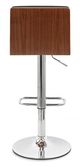 Armen Living Aubrey Black Adjustable Bar Stool-3