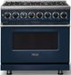 Viking® 7 Series 36" Slate Blue Pro Style Dual Fuel Range-0