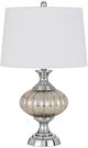 Cal® Lighting & Accessories Ossona Chrome/Crackle Table Lamp-0