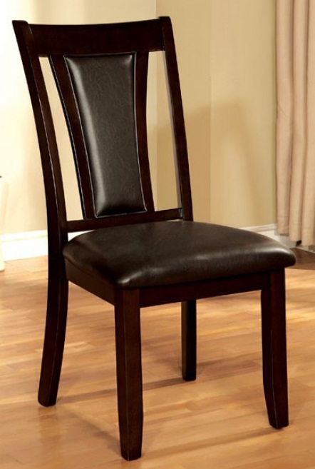 Furniture of America® Brent 2-Piece Dark Cherry Side Chair