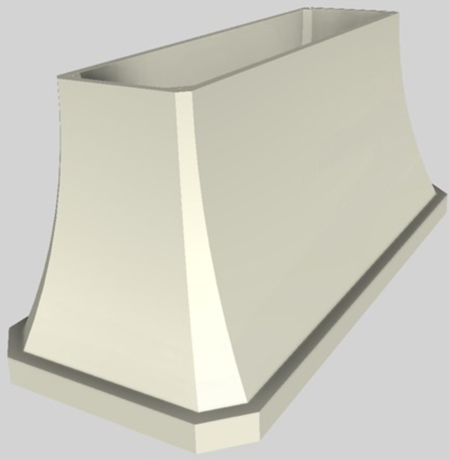 Vent-A-Hood® Designer Series 66" Biscuit Island Range Hood-1