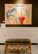 Bramble Chinois Upholstered Bench-5