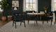 Nest Home Collections Wagner Black/Vintage Black Arm Chair-1