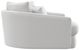 iAmerica Sphere White Round Accent Chaise-4