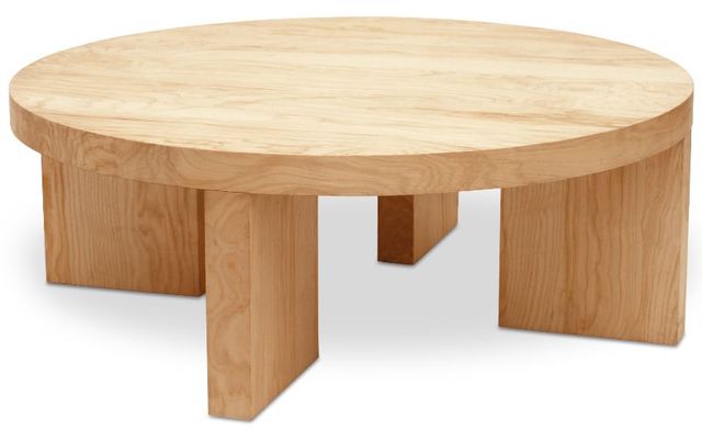 Moe’s Home Collection Oregon Blonde Round Coffee Table-0