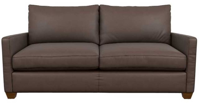 La-Z-Boy® Wilmette Cognac Leather Sofa-1