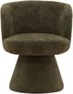 Dovetail Furniture Omaira Green Swivel Dining Chair-1