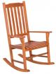 Furniture of America® Moose Natural Wooden Outdoor Rocking Chair-0