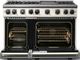 Viking® 7 Series 48" Pure White Pro Style Gas Range with Griddle-1
