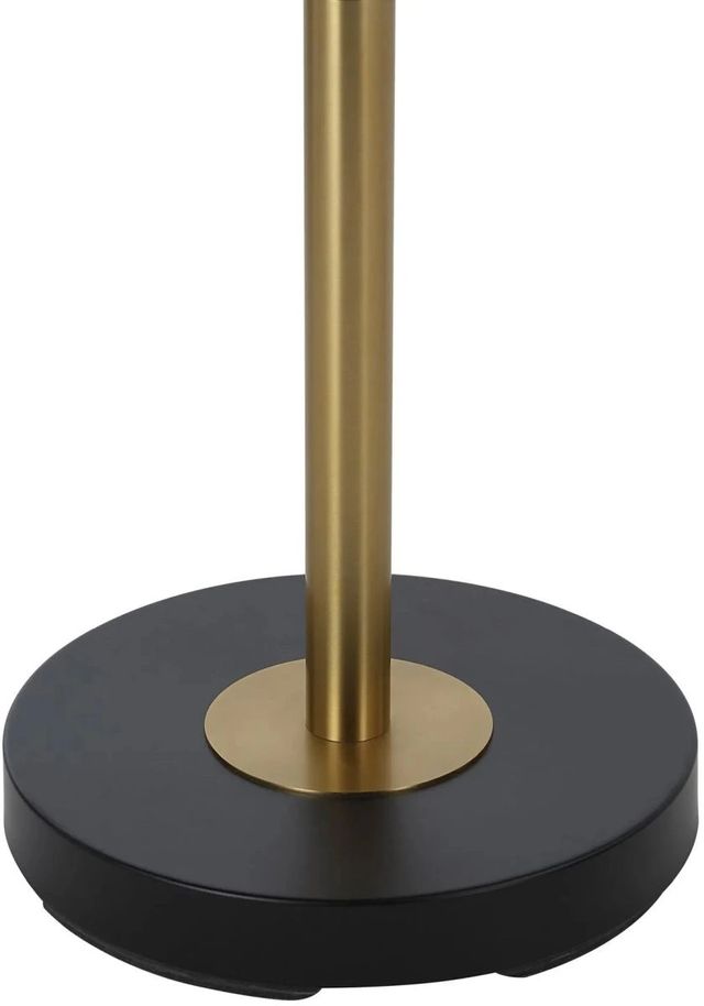 Renwil® Everren Meander Matte Black/Brass Floor Lamp-3