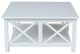 John Thomas Furniture® Hampton Pure White Square Coffee Table-2