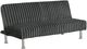 Furniture of America® Hinwil Charcoal Futon Sleeper Sofa-0