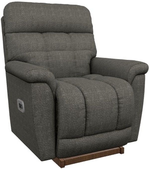 La-Z-Boy® Fulton Charcoal Power Rocking Recliner with Headrest and Lumbar-0