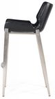 VIG Furniture Modrest Dave 2-Piece Black/Stainless Steel Bar Stool Set-4