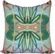 Windy O'Connor Ferns in Aqua Toss Pillow-0
