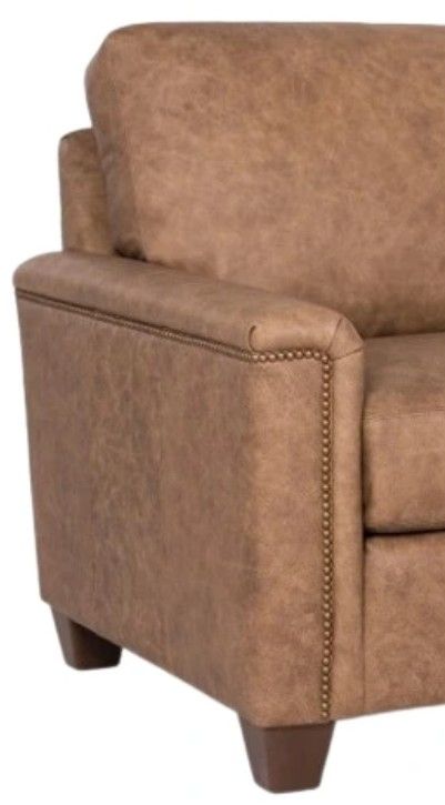 Smith Brothers Customizable 287 Leather Chair-1