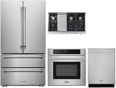 Thor Kitchen® 4 Piece Stainless Steel Kitchen Package