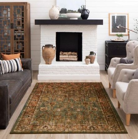 Karastan® Spice Market Myanmar Aquamarine 10' x 13' Area Rug-4