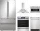 Sharp® 5 Piece Stainless Steel Electric Kitchen Appliance Package-0