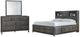 Signature Design by Ashley® Caitbrook 3-Piece Gray King Storage Bed Set-0